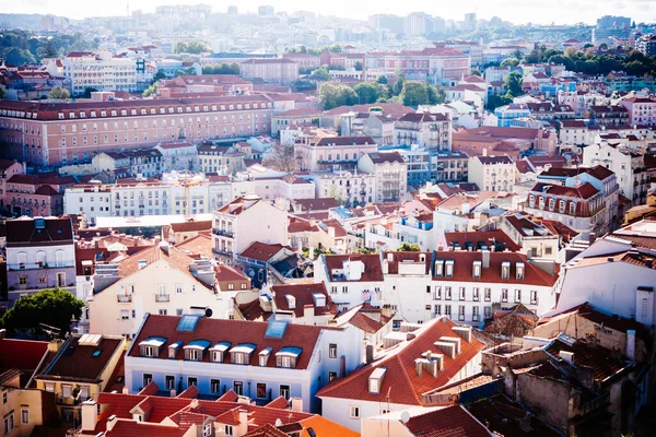 Sunny View One Historical Neighbourhoods Lisbon Portugal — Stock Photo, Image