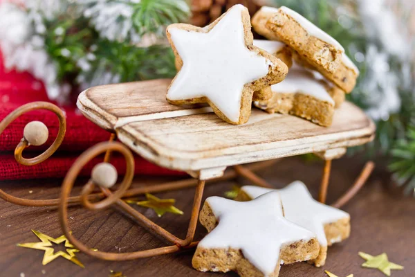 クリスマス クッキーをクローズ アップ — ストック写真