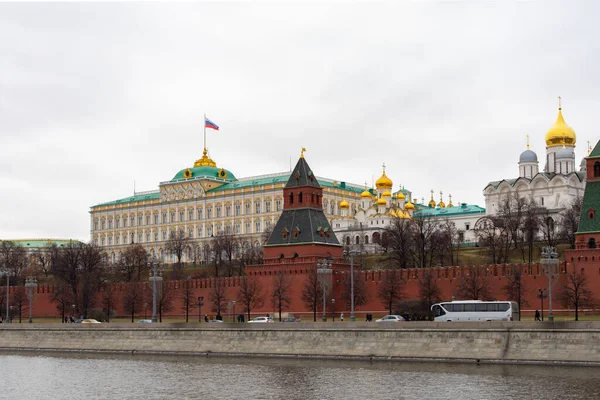 Moscou Rússia Janeiro 2020 Palácio Grande Kremlin Catedrais Kremlin Moscou — Fotografia de Stock