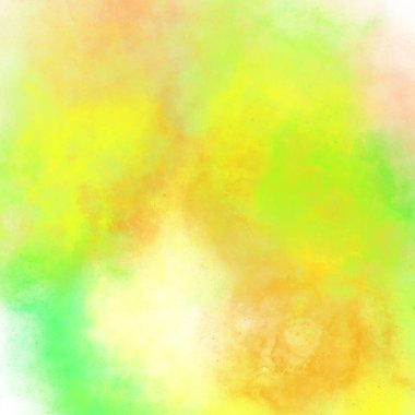 Gradyan yeşil soyut arkaplan duvar kağıdı arka planı. Nebula etkisi, tasarım ve dekorasyon için suluboya lekeleri. Güzel soyut parlak arkaplan