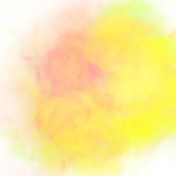Жовтий Рожевий Абстрактний Фон Прозорими Плямами Фарби Шпалерного Фону Акварельні — стокове фото