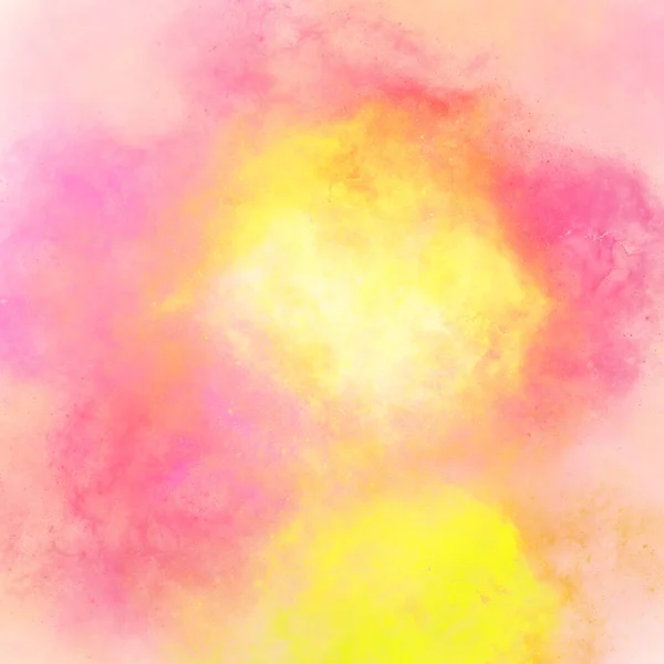Рожево Жовті Плями Акварельної Фарби Градієнтом Абстрактний Фон Шпалер Красива — стокове фото