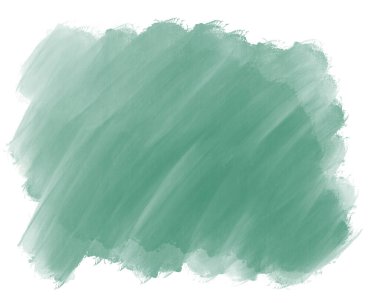 Tasarım için suluboya arkaplan parlak yeşil renk gradyanı. Suluboya boya, çizgiler ve fırçaların soyut lekeleri.