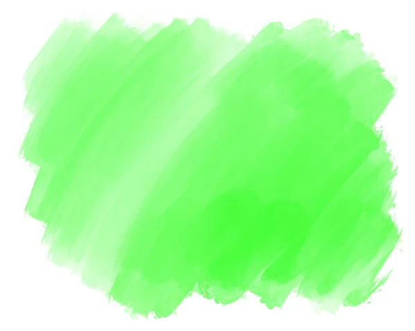 Sfondo Acquerello Sfondo Calce Chiaro Gradiente Colore Verde Design Macchia — Foto Stock