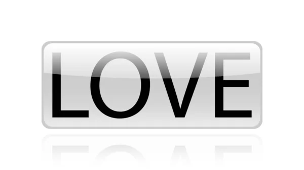 Σχεδιασμός Διανυσματικών Λέξεων Αγάπης Λέξη Αγάπης Απομονωμένη — Διανυσματικό Αρχείο