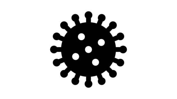 病毒图标向量的设计 Coronavirus图标 — 图库矢量图片