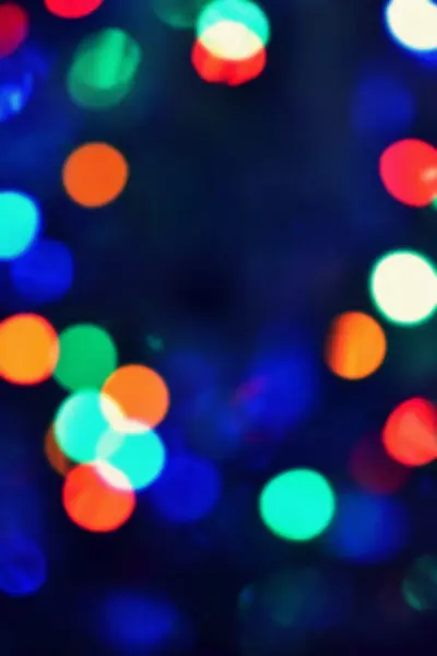 Verschwommener Weihnachtshintergrund Weihnachtstextur Und Hintergrund Aus Farbigen Lichtern — Stockfoto