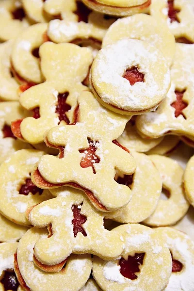 Dulces de Navidad. Dulces checos hechos a mano tradicionales . — Foto de Stock