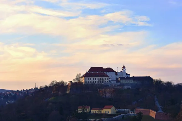 Špilberki Várra Brno Közép Európa Csehország Gyönyörű Old Castle — Stock Fotó