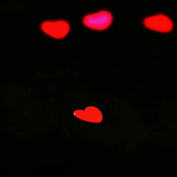 St Alla hjärtans dag koncept. Vacker färgglad abstrakt bakgrund med hjärtan. — Stockfoto