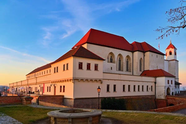 Schöne alte Burg Spilberk. Stadt Brünn - Tschechische Republik. — Stockfoto