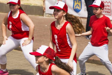  Hip hop dans grubu çocukların gerçekleştirir