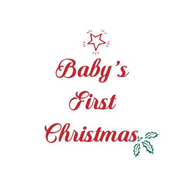 Noel Selamlaması, baskılar için tipografi veya poster, kart, broşür veya tişört olarak kullanılacak