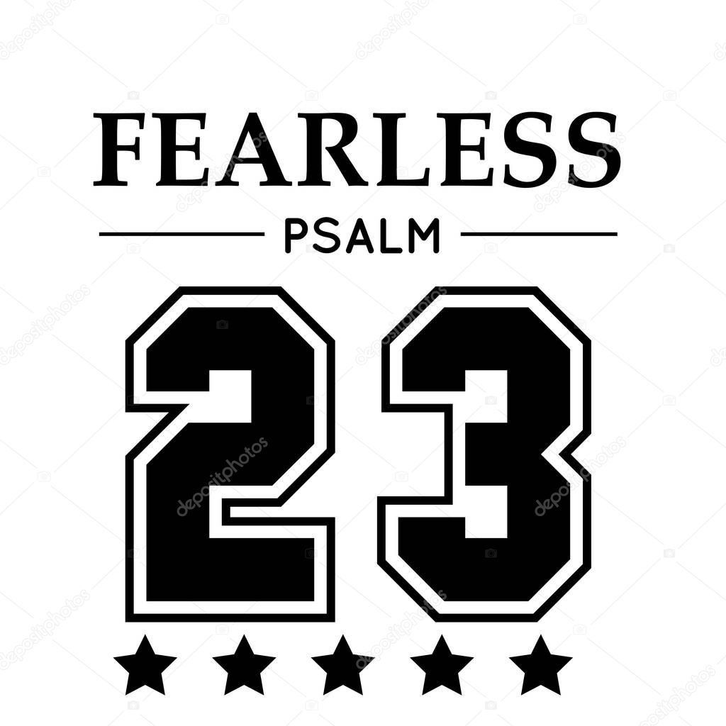 Christian faith, typography for print or use as poster, card, flyer or T shirt