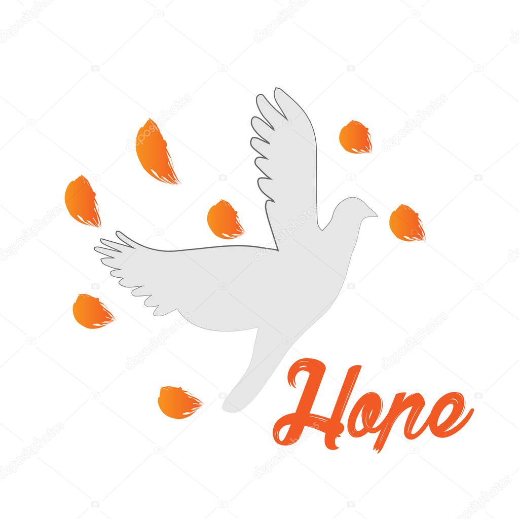 Pentecost Sunday, Holy Spirit, Typography for print or use as poster, card, flyer or T shirt