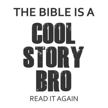 Hristiyan inancı, baskılar için tipografi ya da poster, kart, el ilanı ya da tişört olarak kullanım