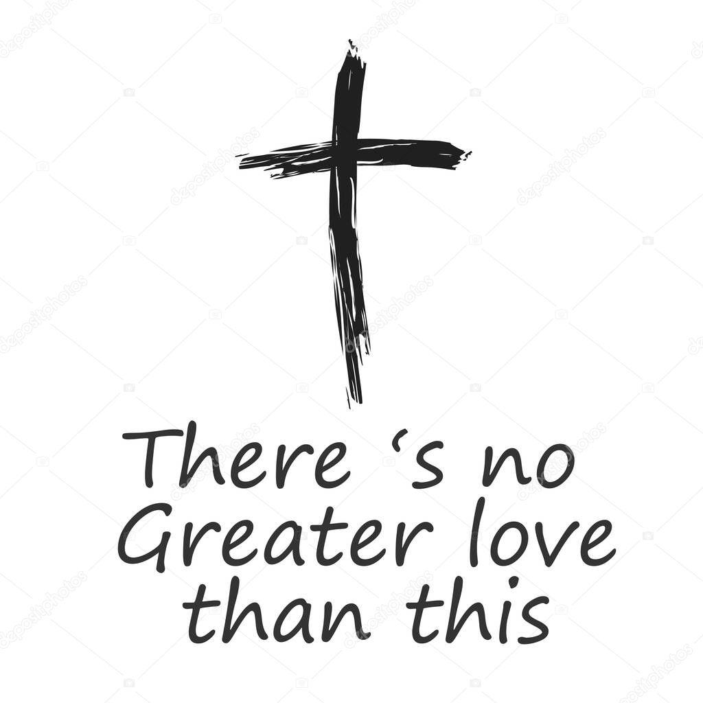 Christian Quote, Typography for print or use as poster, card, flyer or T shirt