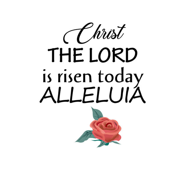 Цитата Пасхи, Он воскрес, типография для печати или использования в качестве плаката, открытки, флаера или футболки
 