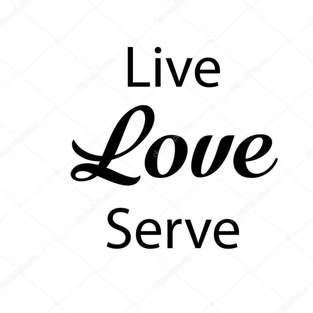 Christian faith, typography for print or use as poster, card, flyer or T Shirt