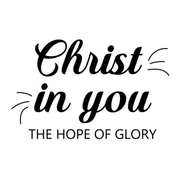 Hristiyan Alıntısı, Baskı için tipografi veya poster, kart, broşür veya tişört olarak kullanım 