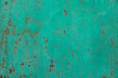 Demir çatlamış yeşil eski doku