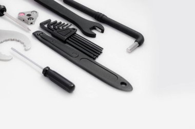 İzole edilmiş beyaz arkaplan üzerindeki bisiklet aracı