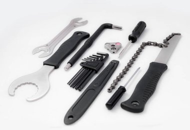 İzole edilmiş beyaz arkaplan üzerindeki bisiklet aracı