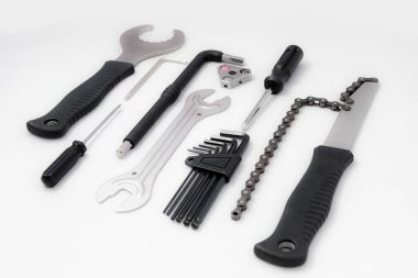 İzole edilmiş beyaz arkaplan üzerindeki bisiklet aracı