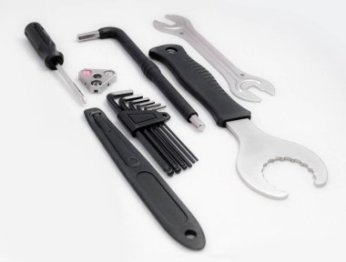 İzole edilmiş beyaz arkaplan üzerindeki bisiklet aracı