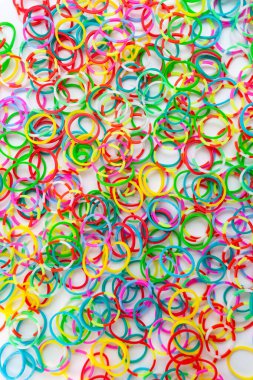 desen çok renkli lastik bant