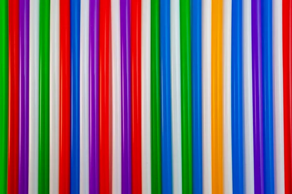 Textura Tubos Coquetel Multicoloridos — Fotografia de Stock