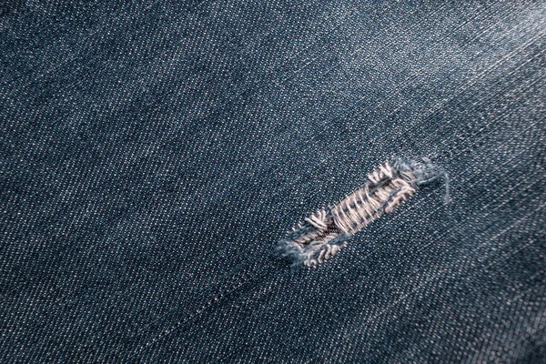 Schäbige Traditionelle Blue Denim Jeans Textur — Stockfoto