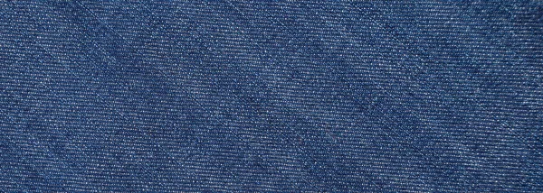 Tekstur Jeans Denim Biru Tradisional Panorama Lusuh — Stok Foto