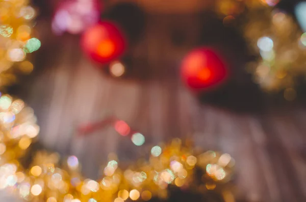 Wazig kerst Bokeh — Stockfoto