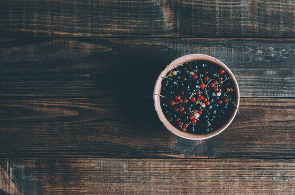 Berries On Wooden Table