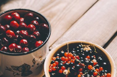 Kiraz ve Frenk üzümü