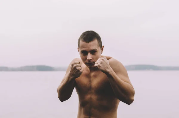 Young Fighter Man — Stock Photo, Image