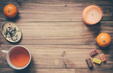 İyi akşamlar kavramı kompozisyon