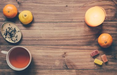 İyi akşamlar kavramı kompozisyon