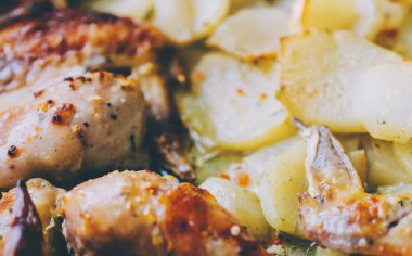 lezzetli tavuk kanadı