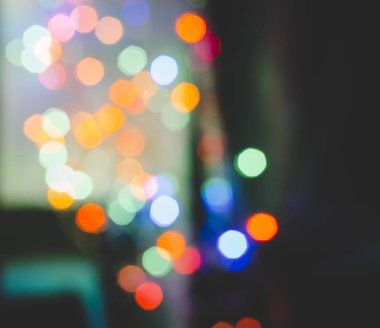 Bulanık Noel Bokeh arka plan