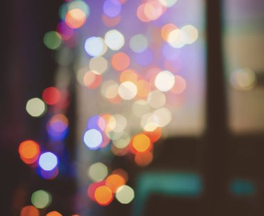 Bulanık Noel Bokeh arka plan
