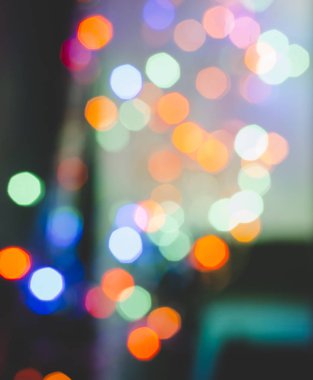 Bulanık Noel Bokeh arka plan