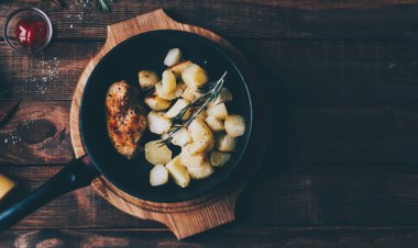 fırında patates ve tavuk 