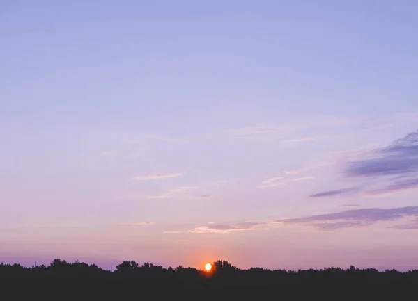 Sonnenaufgang in der Stadt Kyiw — Stockfoto