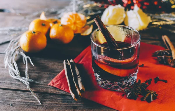 Vin chaud en verre — Photo