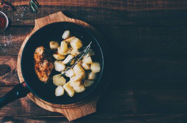 fırında patates ve tavuk 