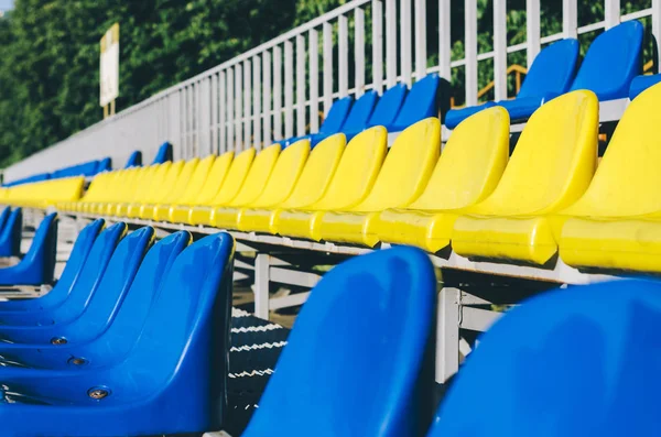 Empty Stadium Seats — Stock Photo, Image