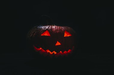 Halloween Pumpkin In Dark