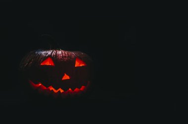 Halloween Pumpkin In Dark